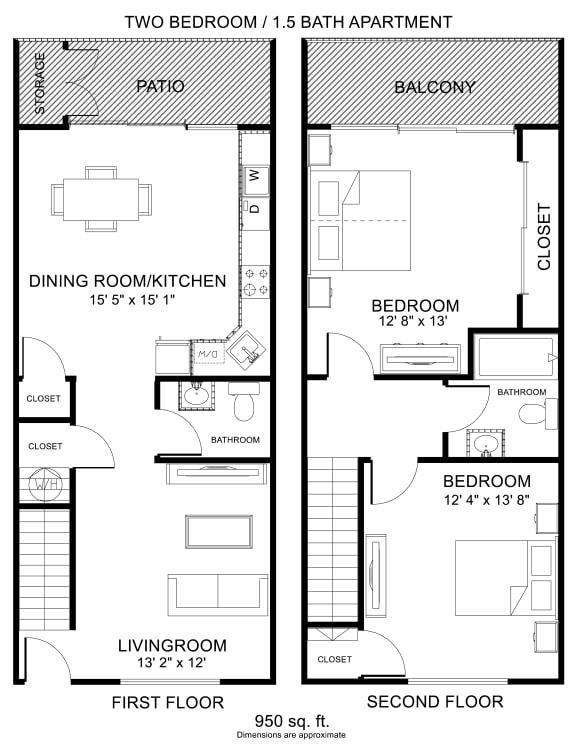 Floor Plans of UNIVERSE AT MARINERS COVE in TOMS RIVER, NJ